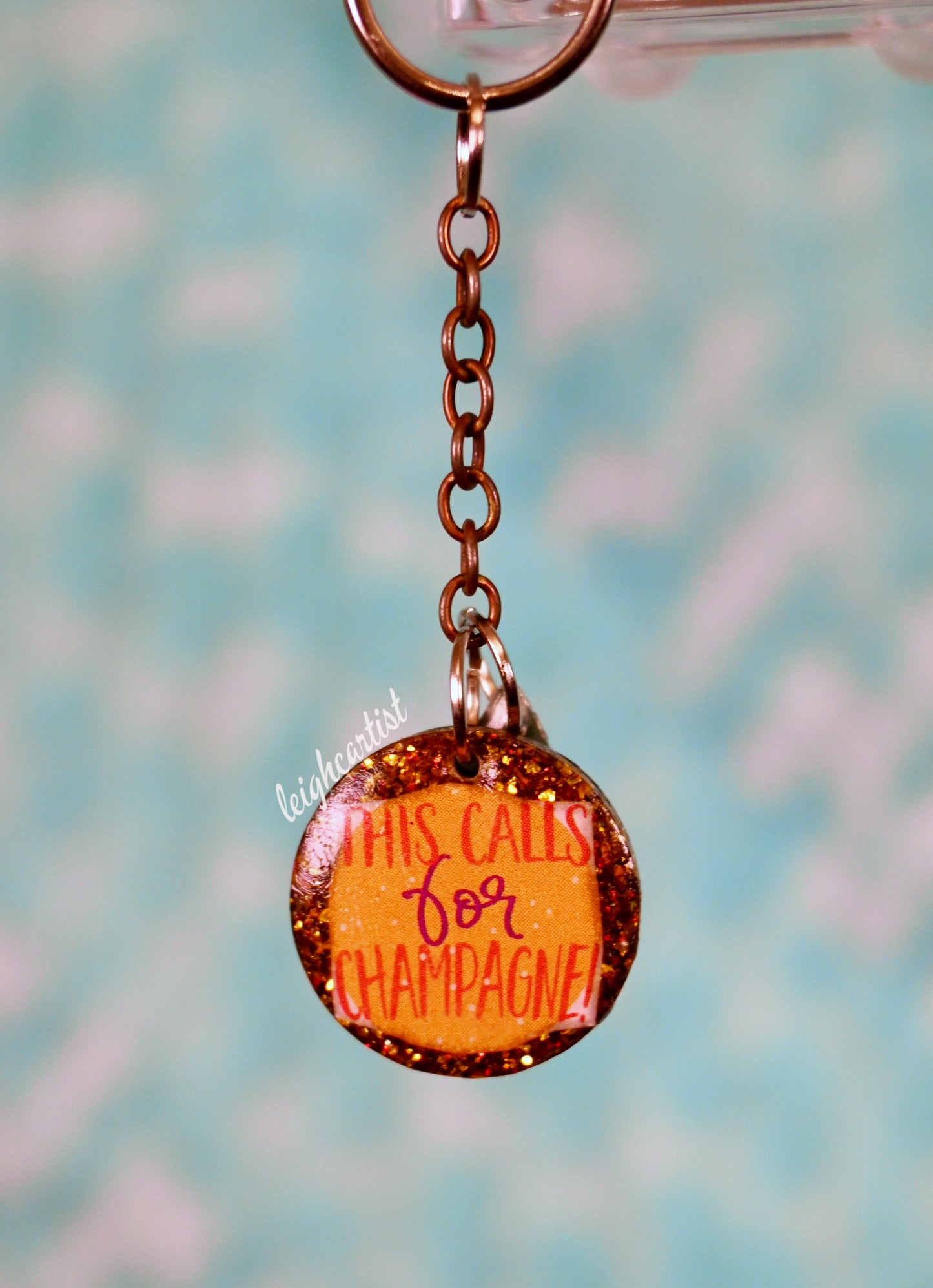 This Calls For Champagne Keychain
